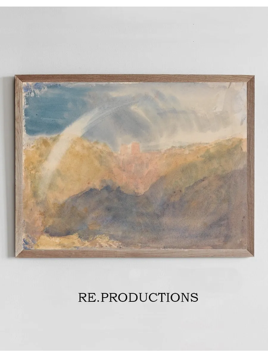 Crichton Castle (mountainous Landscape with a Rainbow)