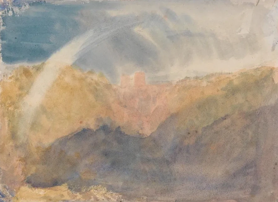 Crichton Castle (mountainous Landscape with a Rainbow)