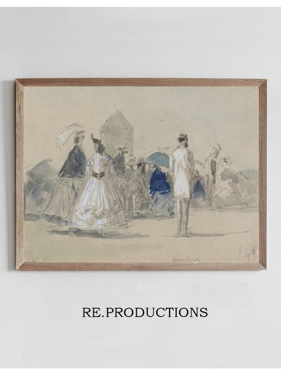 Crinolines on the Beach