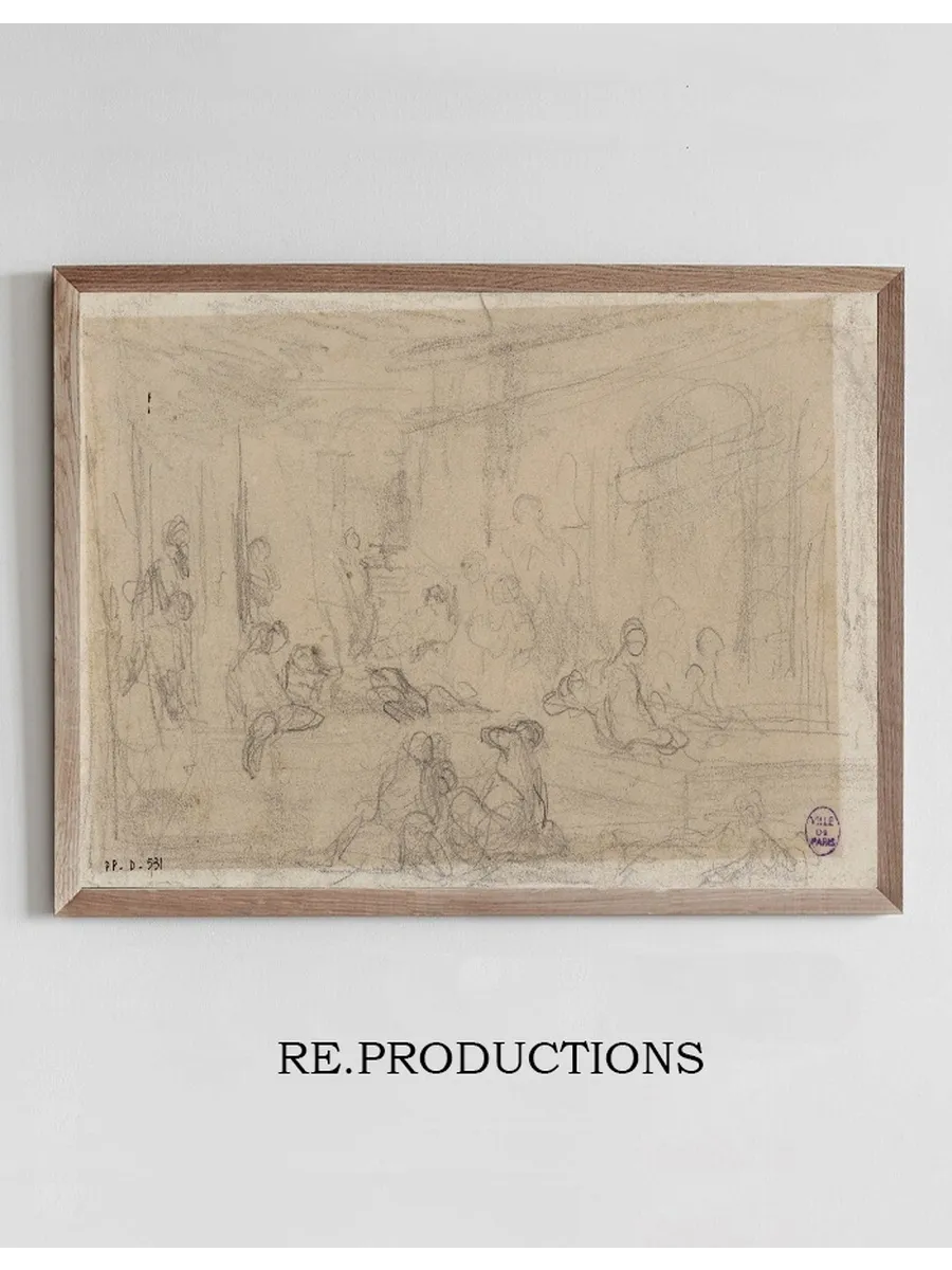 Croquis Pour Un Tableau