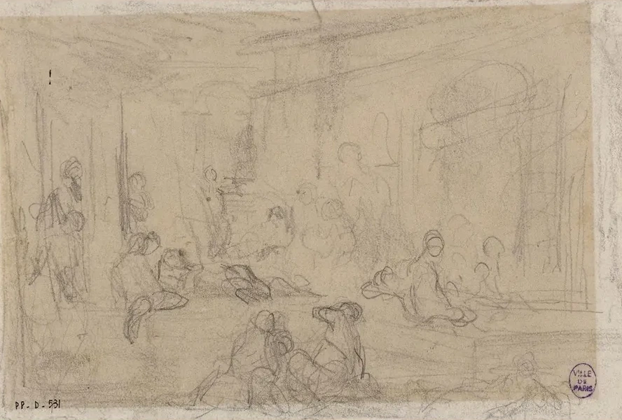 Croquis Pour Un Tableau
