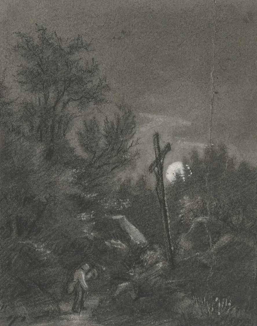 Cross in the Moonlight