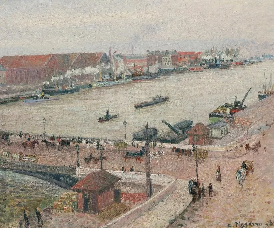 Crue De La Seine, Pont Boieldieu, Rouen