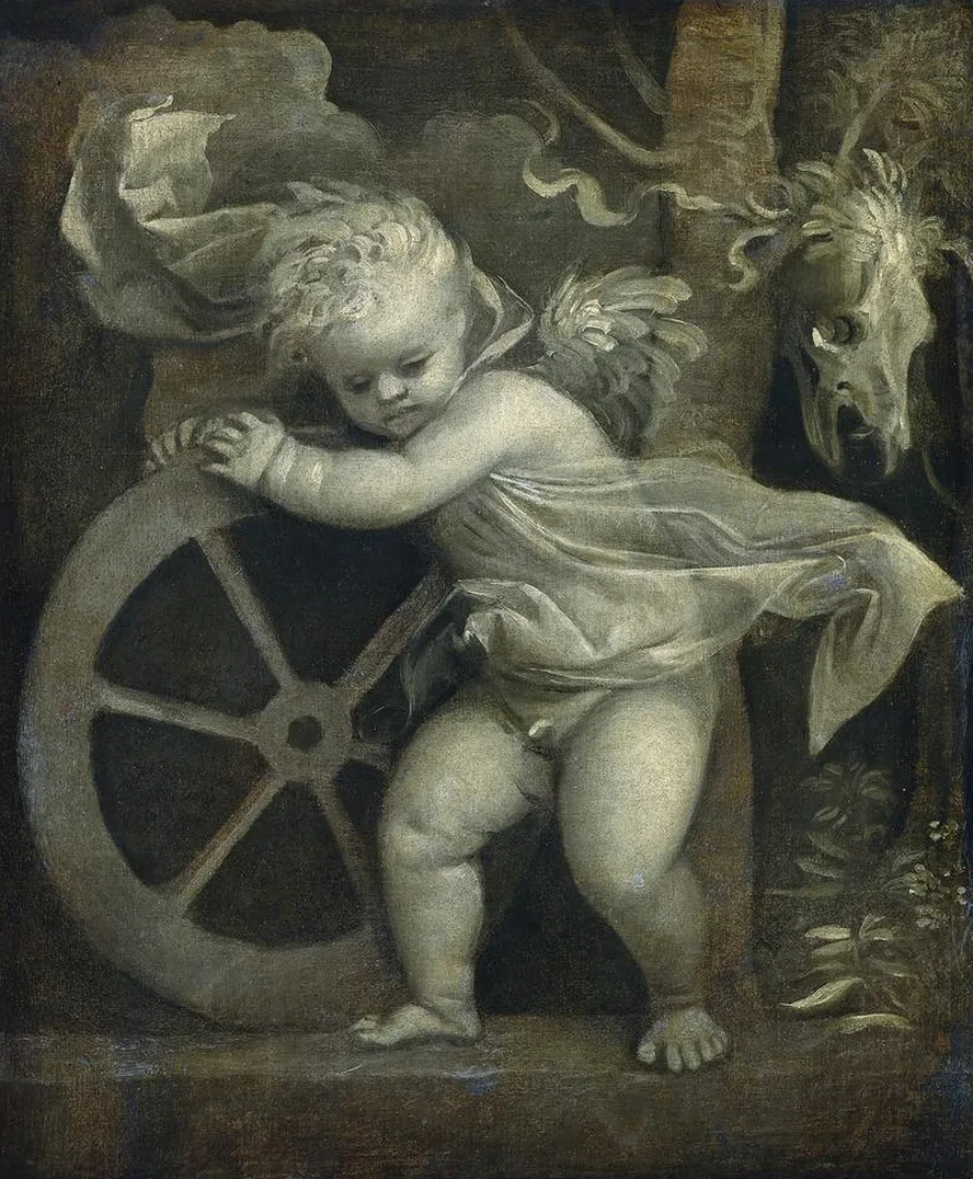 Cupid With The Wheel of Time