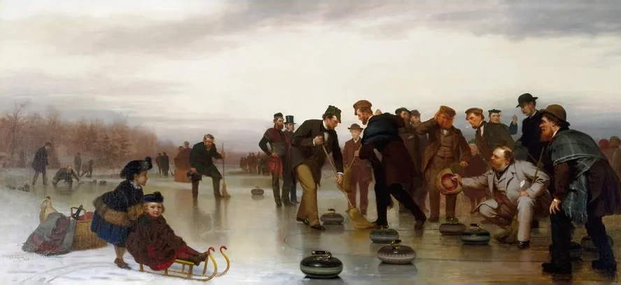 Curling a Scottish Game, at Central Park