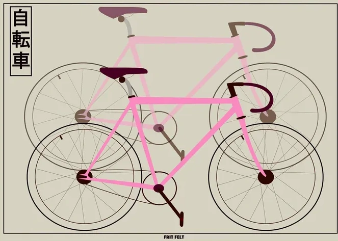 Cykel, Pink