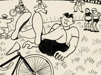 Cykelrytter Afslapning