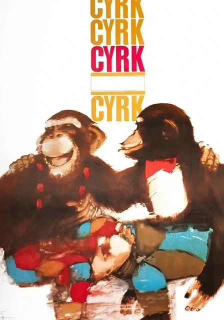 Cyrk Pop Art Chimpanzees
