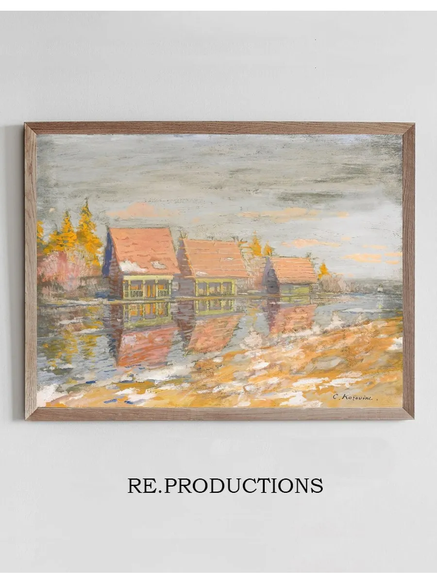 Dachas On The River Bank