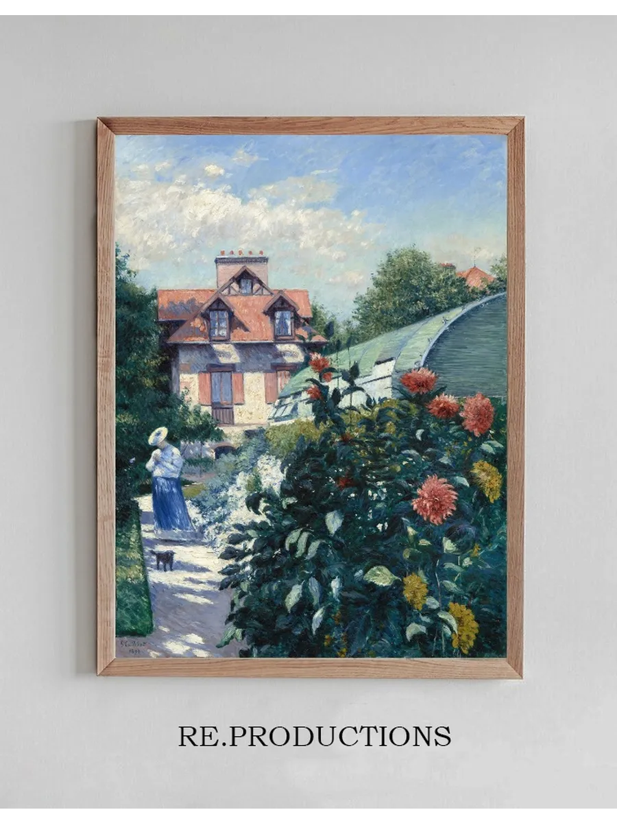 Dahlias,garden at Petit Gennevilliers