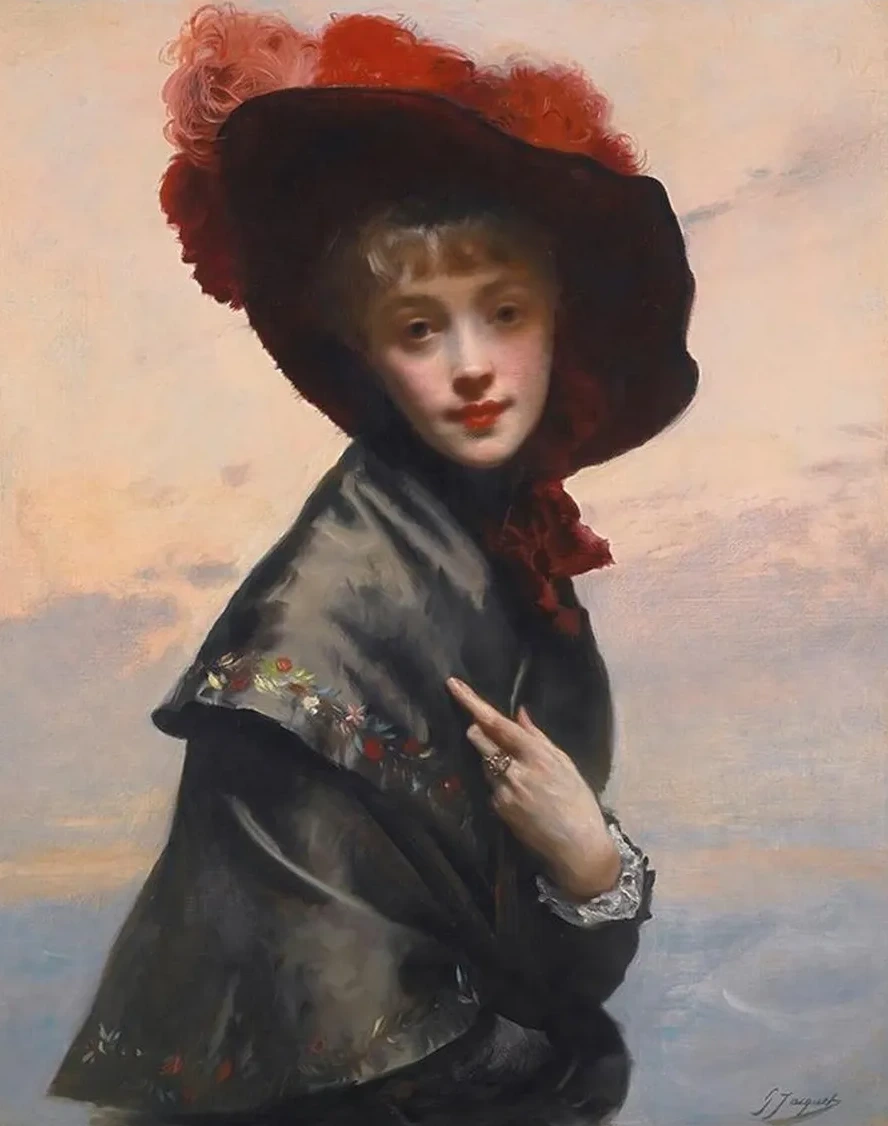 Dame Au Chapeau