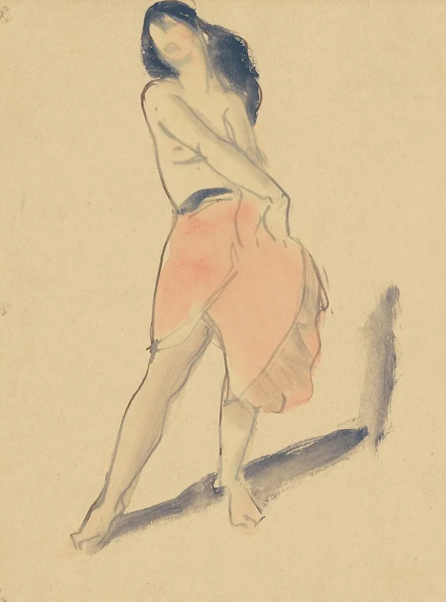 Dancer in a Red Skirt, No. 2