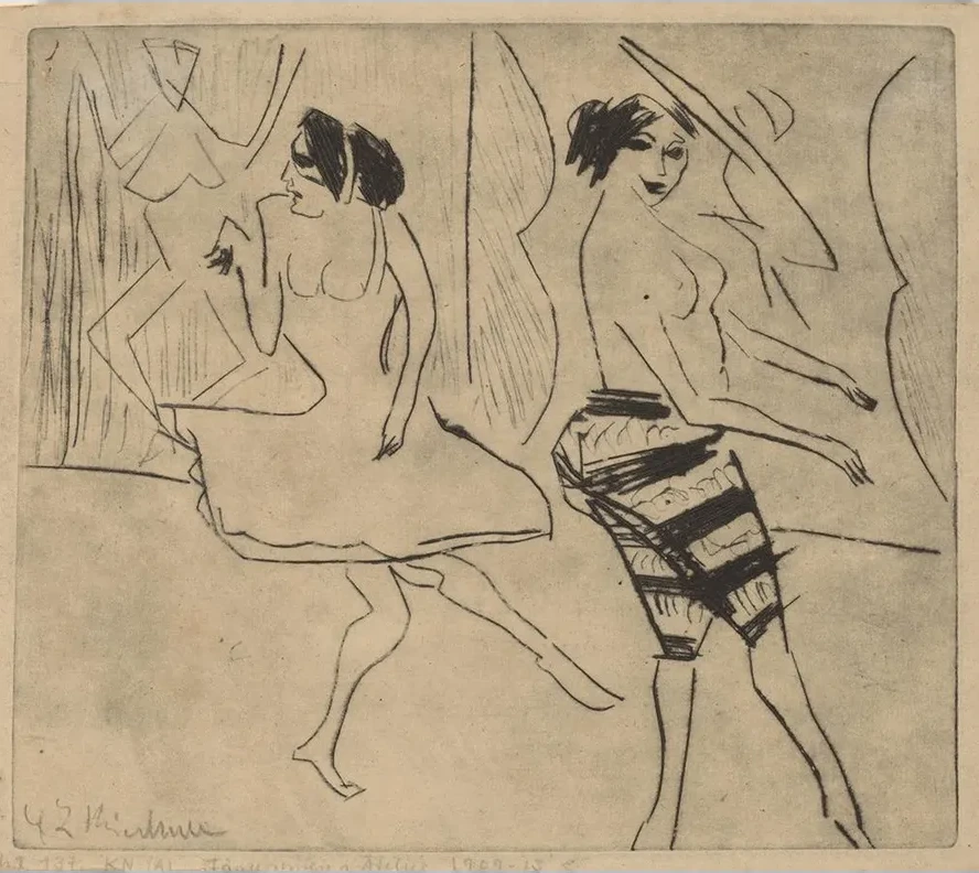 Dancers in Studio