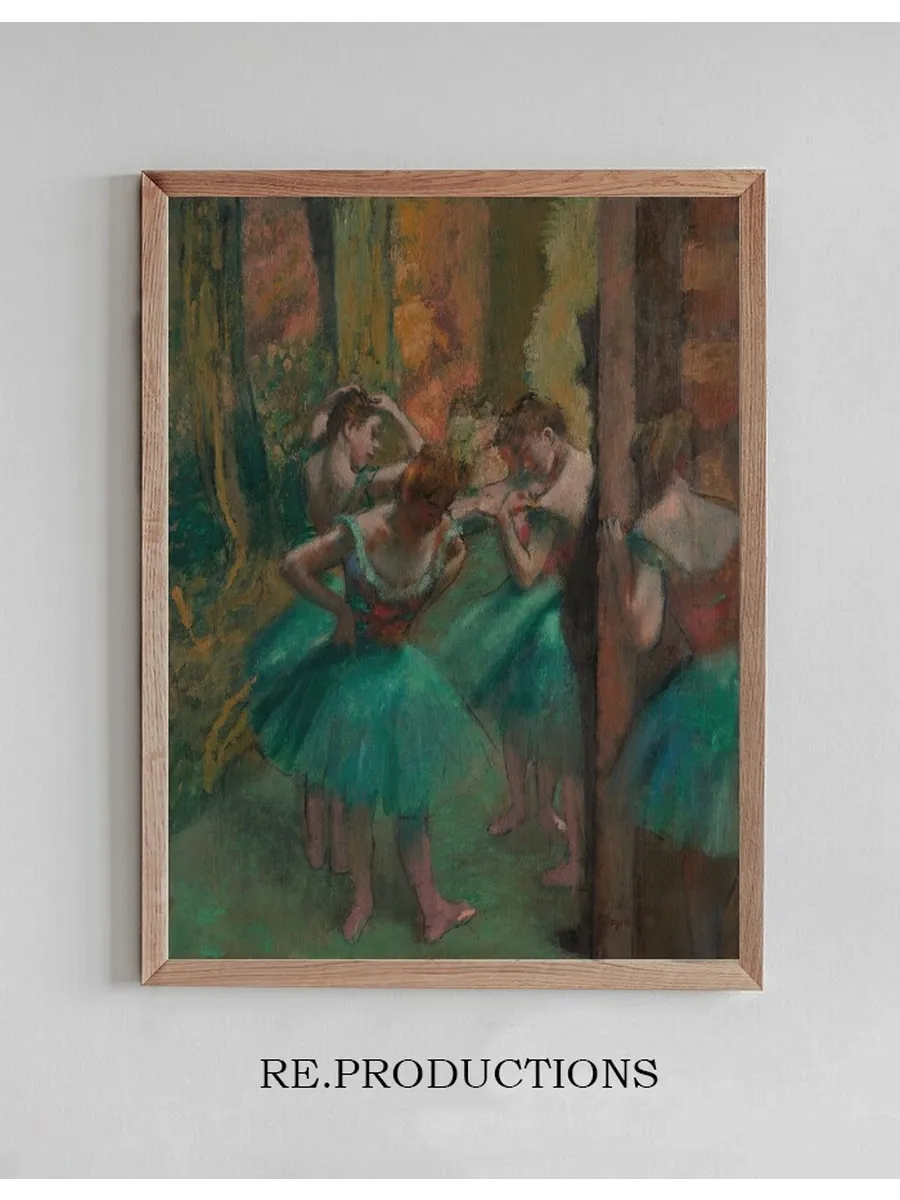 Dancers, Pink and Green