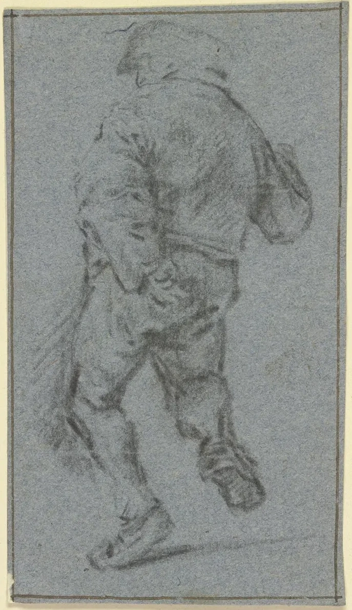 Dancing Farmer from Behind