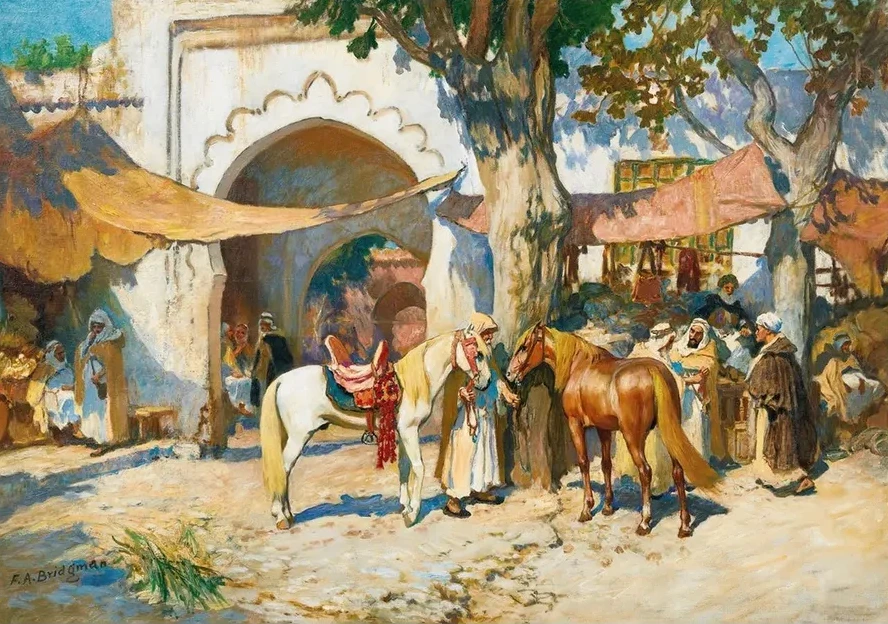 Dans le souk. Alger