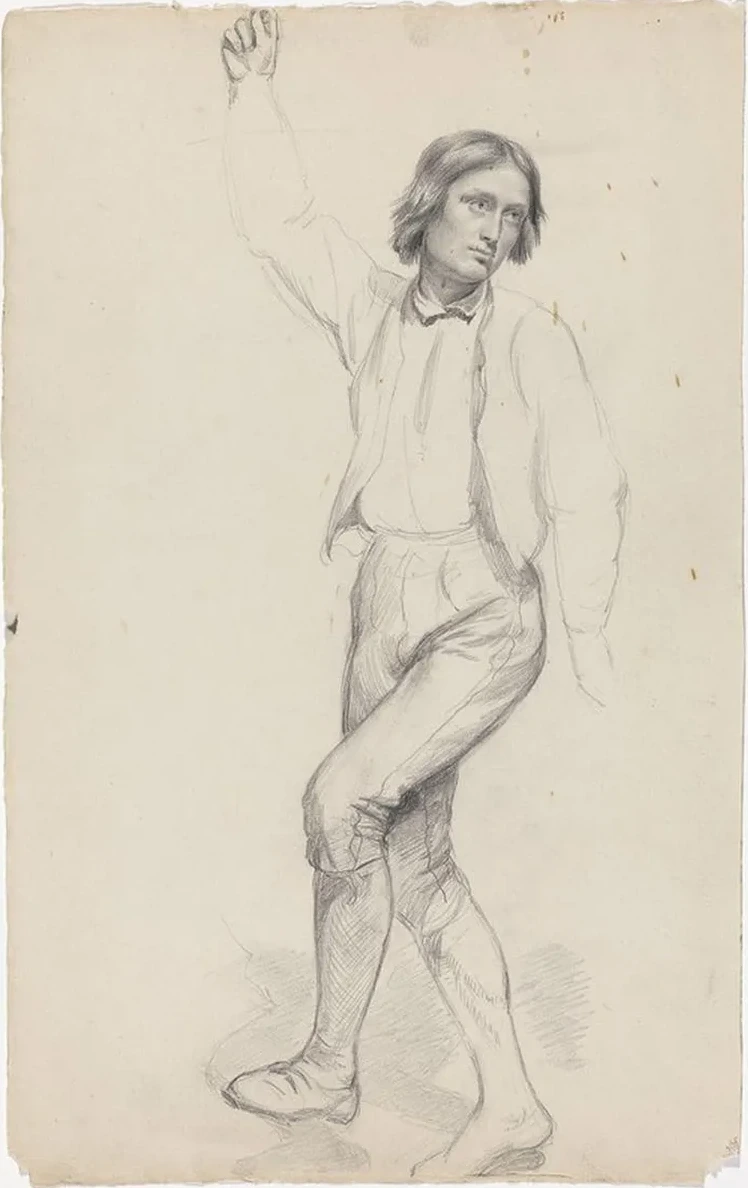 Dansende Ung Mann