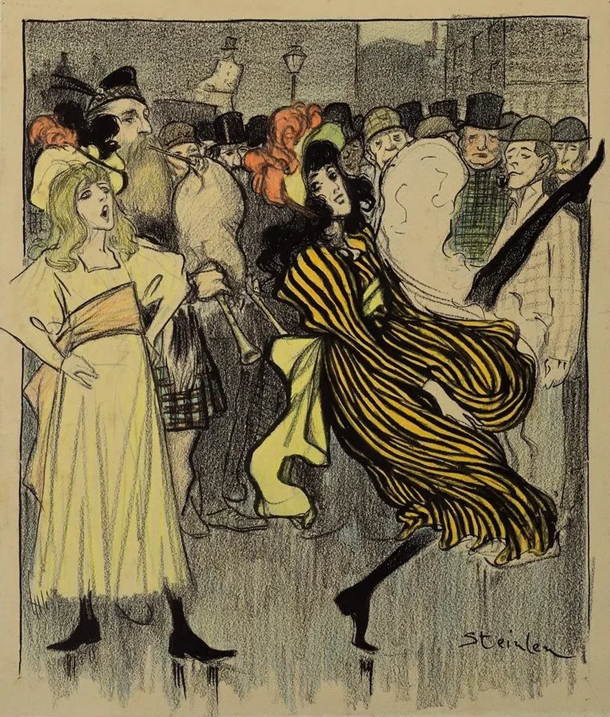 Danseuse Cossaise Dans Une Rue de Londres