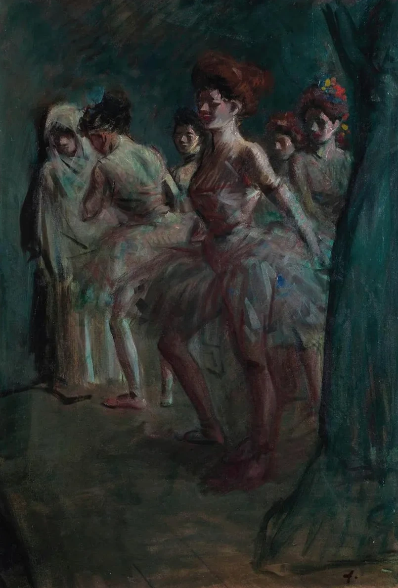 Danseuses Dans les Coulisses