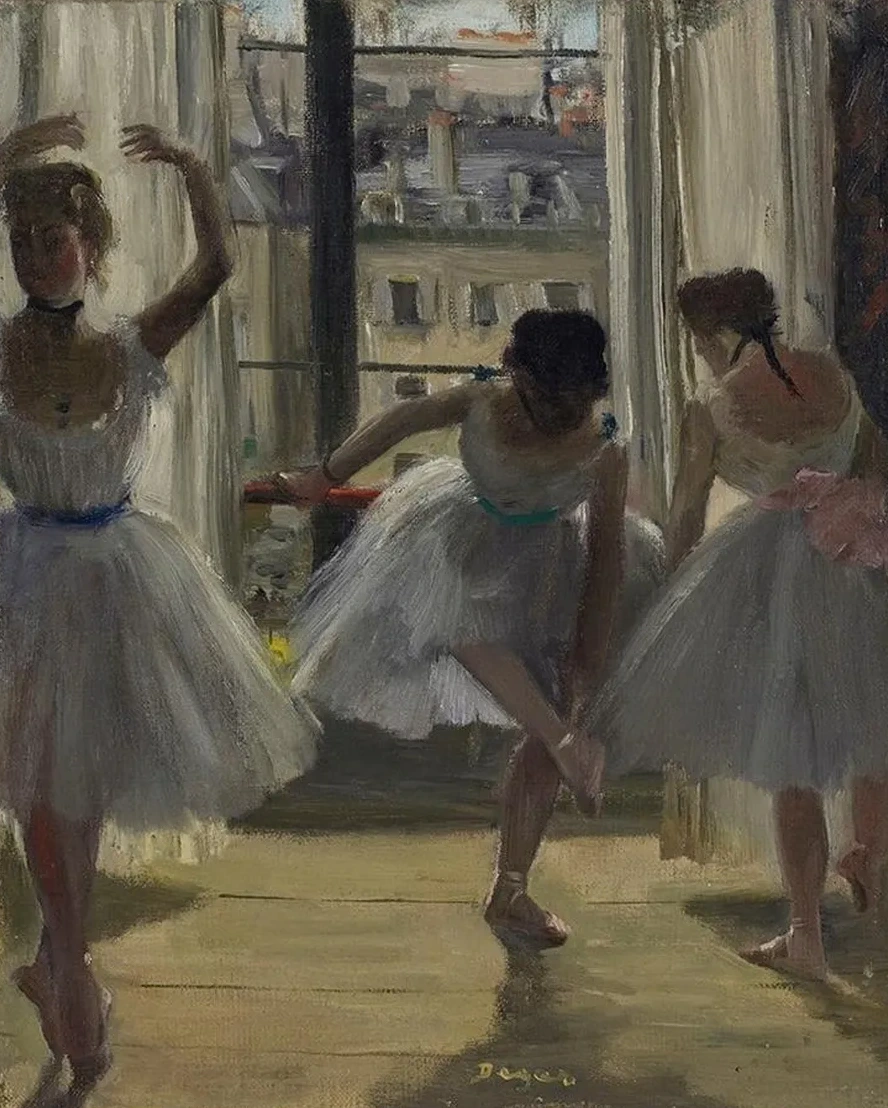Danseuses Dans Une Salle D Exercice (trois Danseuses)