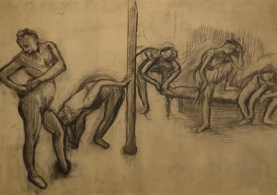Danseuses En Maillot, Au Repos