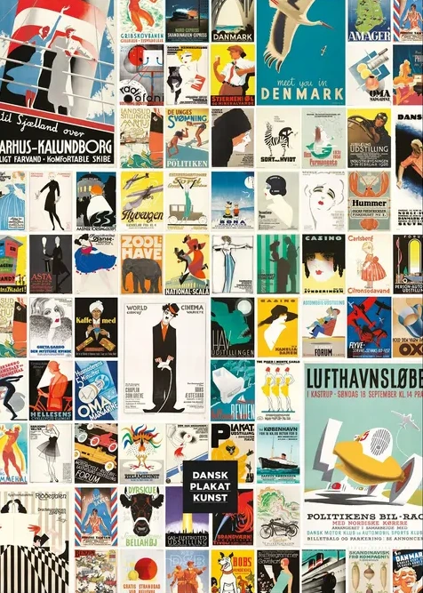 Dansk Plakatkunst Collage