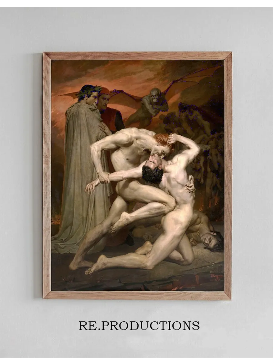 Dante and Virgil in Hell