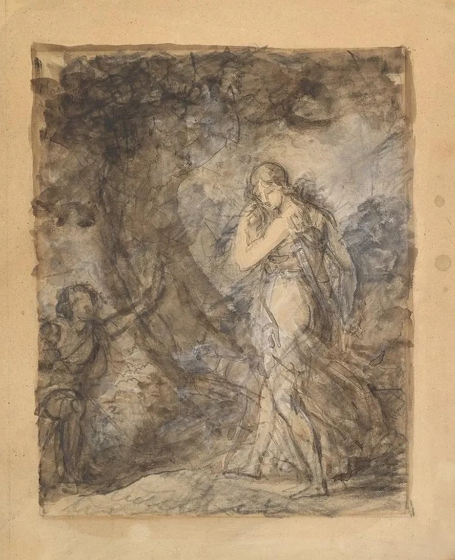Daphnis Running Toward Chloe