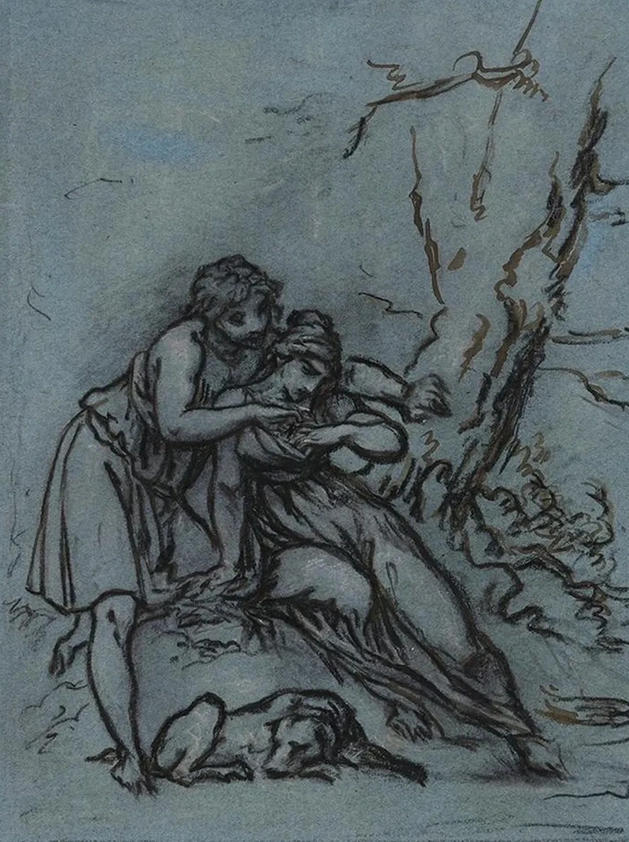 Daphnis, Usant de Cette Occasion, Lui Mit la Main Dans le Sein Dont IL Tira la Gente Cigale