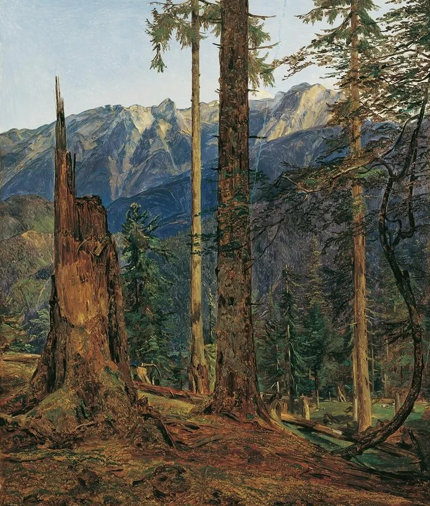 Das H llengebirge bei Ischl