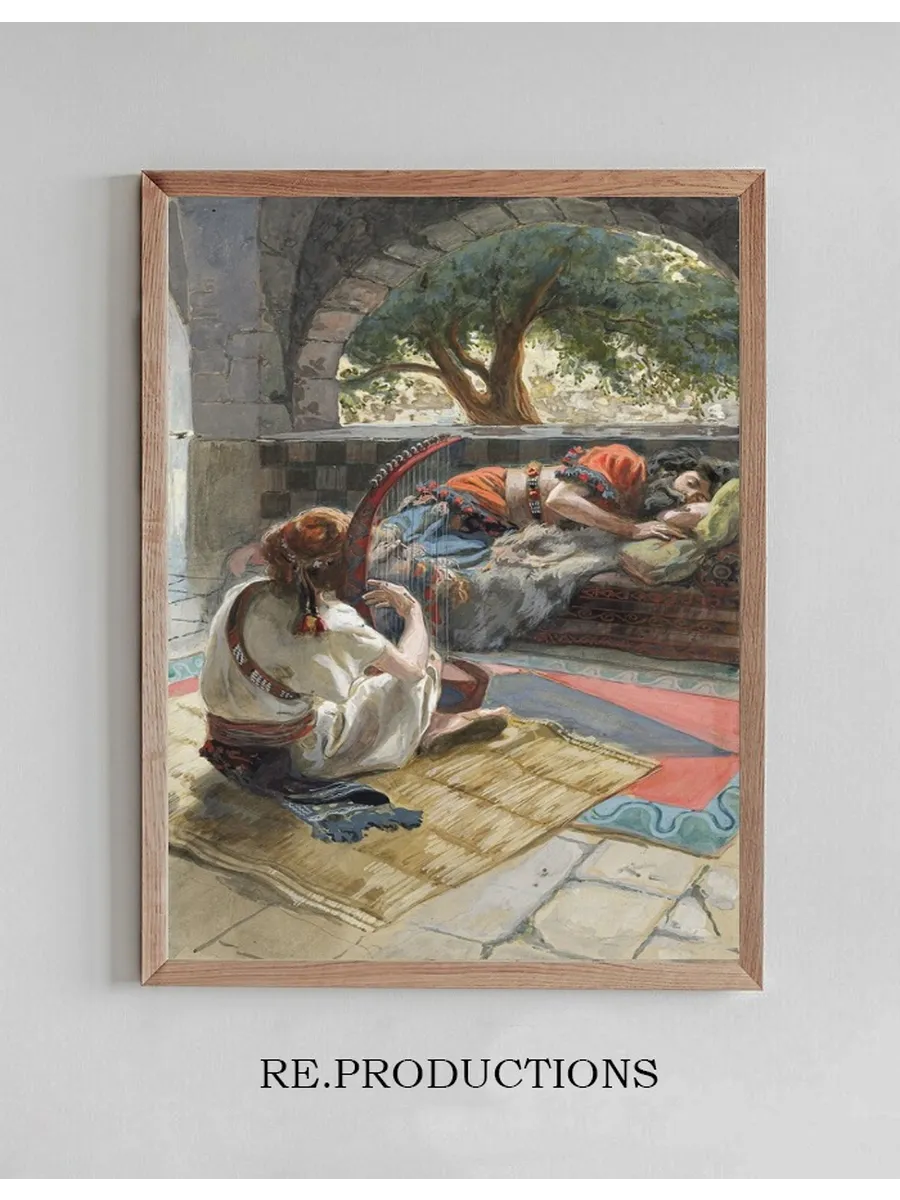 David Plays the Harp Before Saul