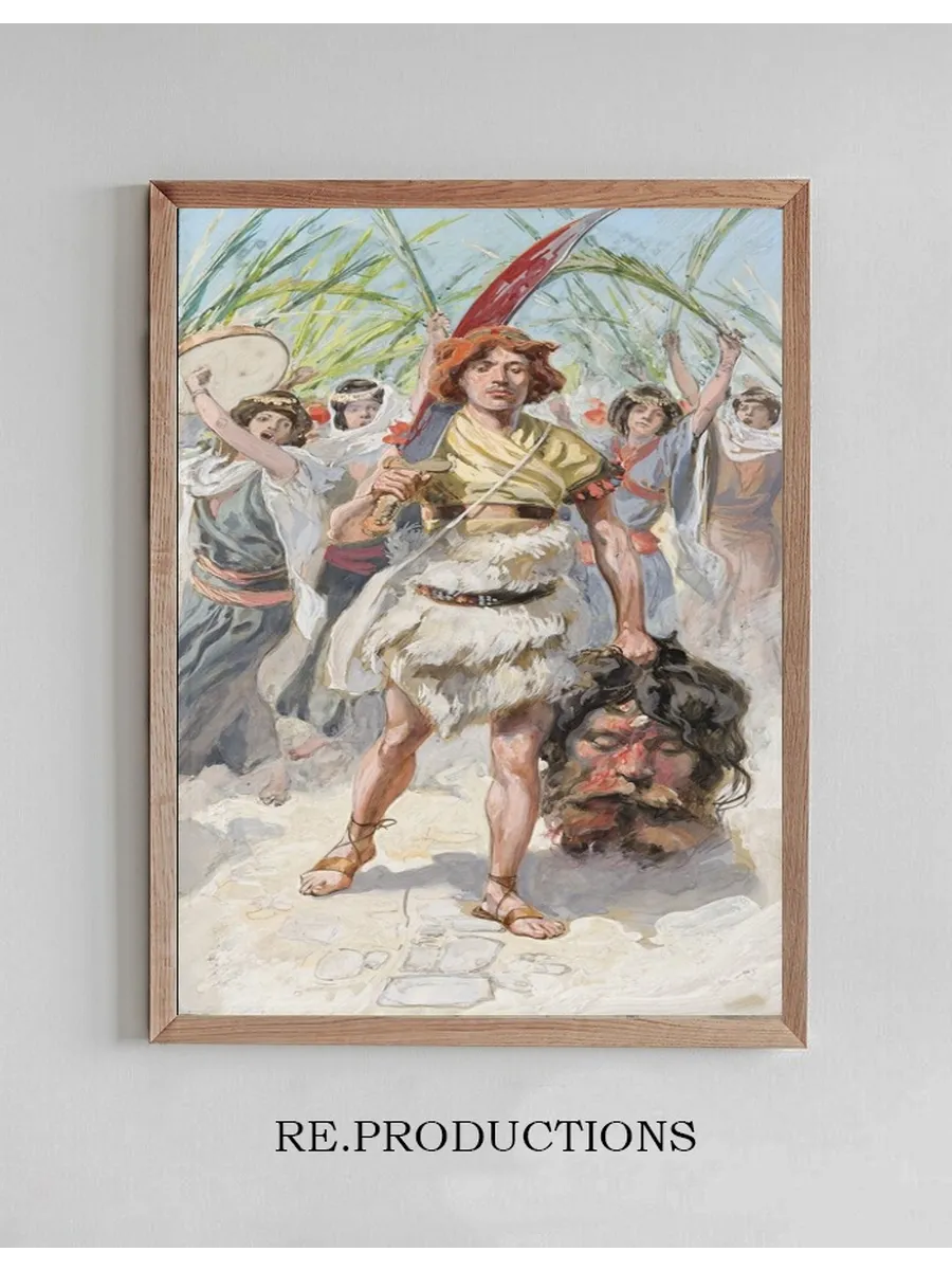 David Takes the Head of Goliath to Jerusalem