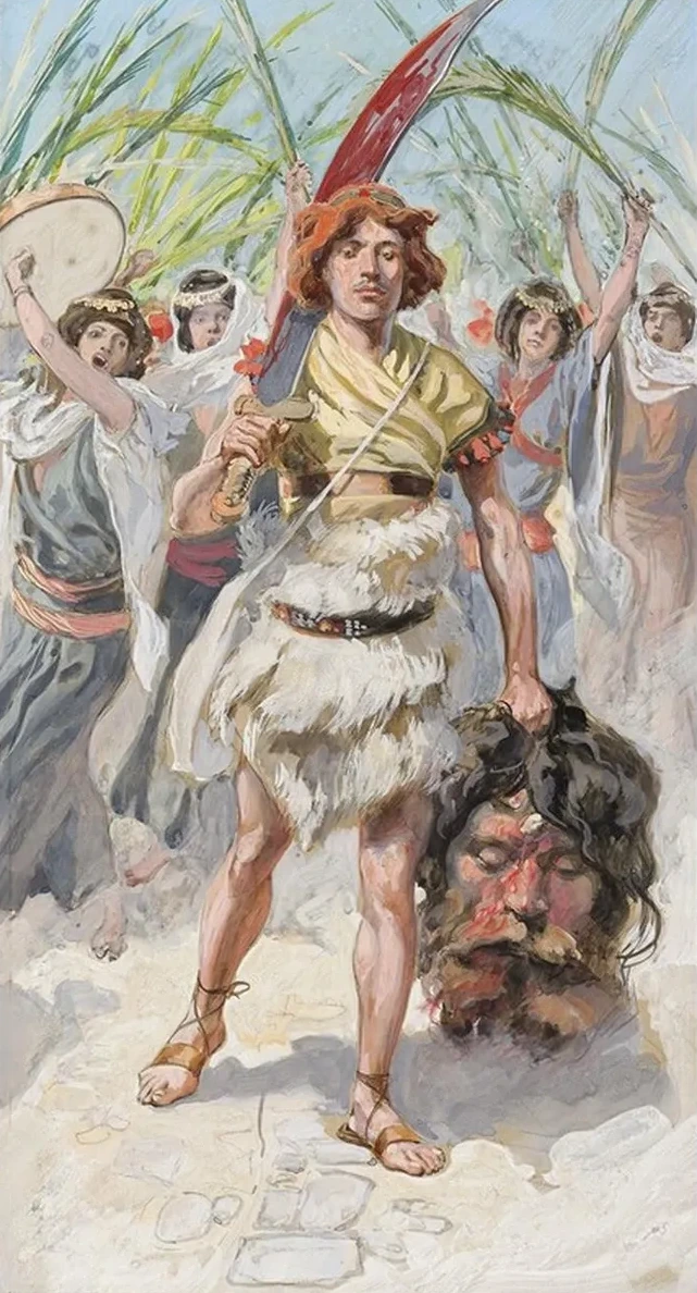 David Takes the Head of Goliath to Jerusalem