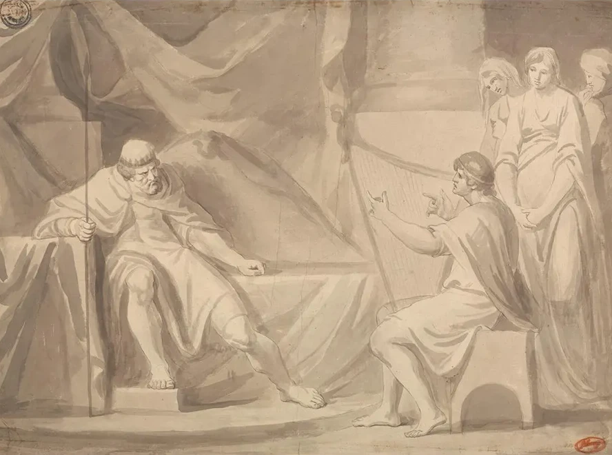 David before Saul