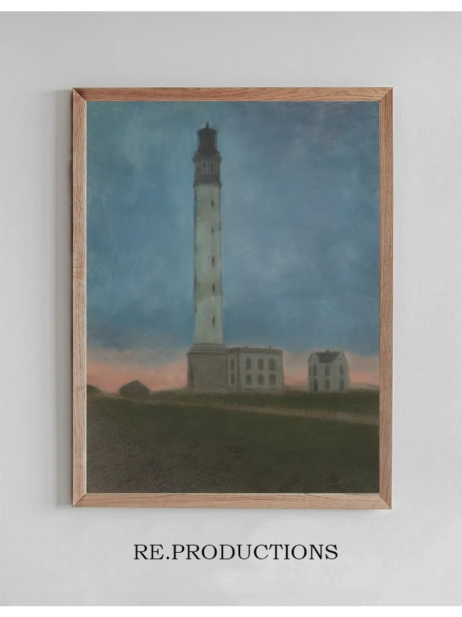 De Vuurtoren van Oostende Bij Zonsopgang