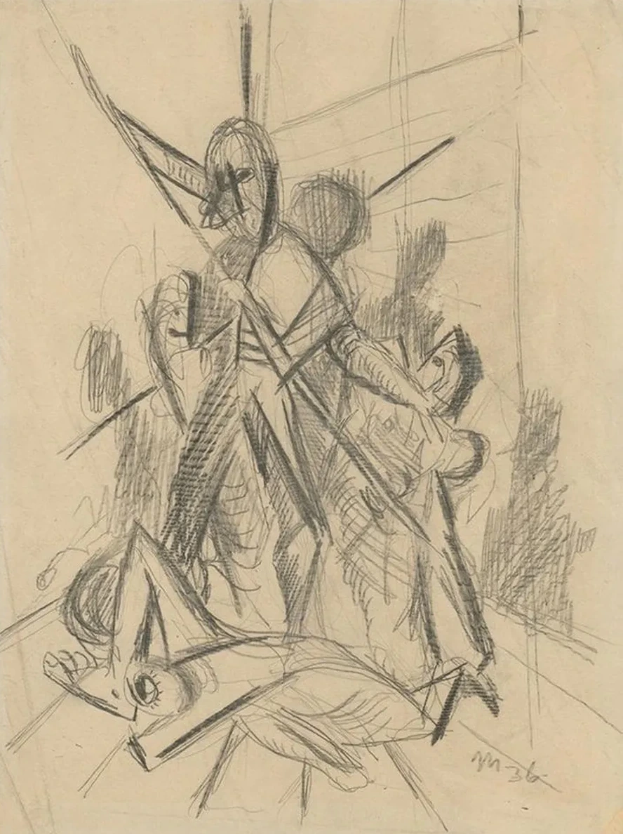 Death (study for the Painting Bartholomew's Night)