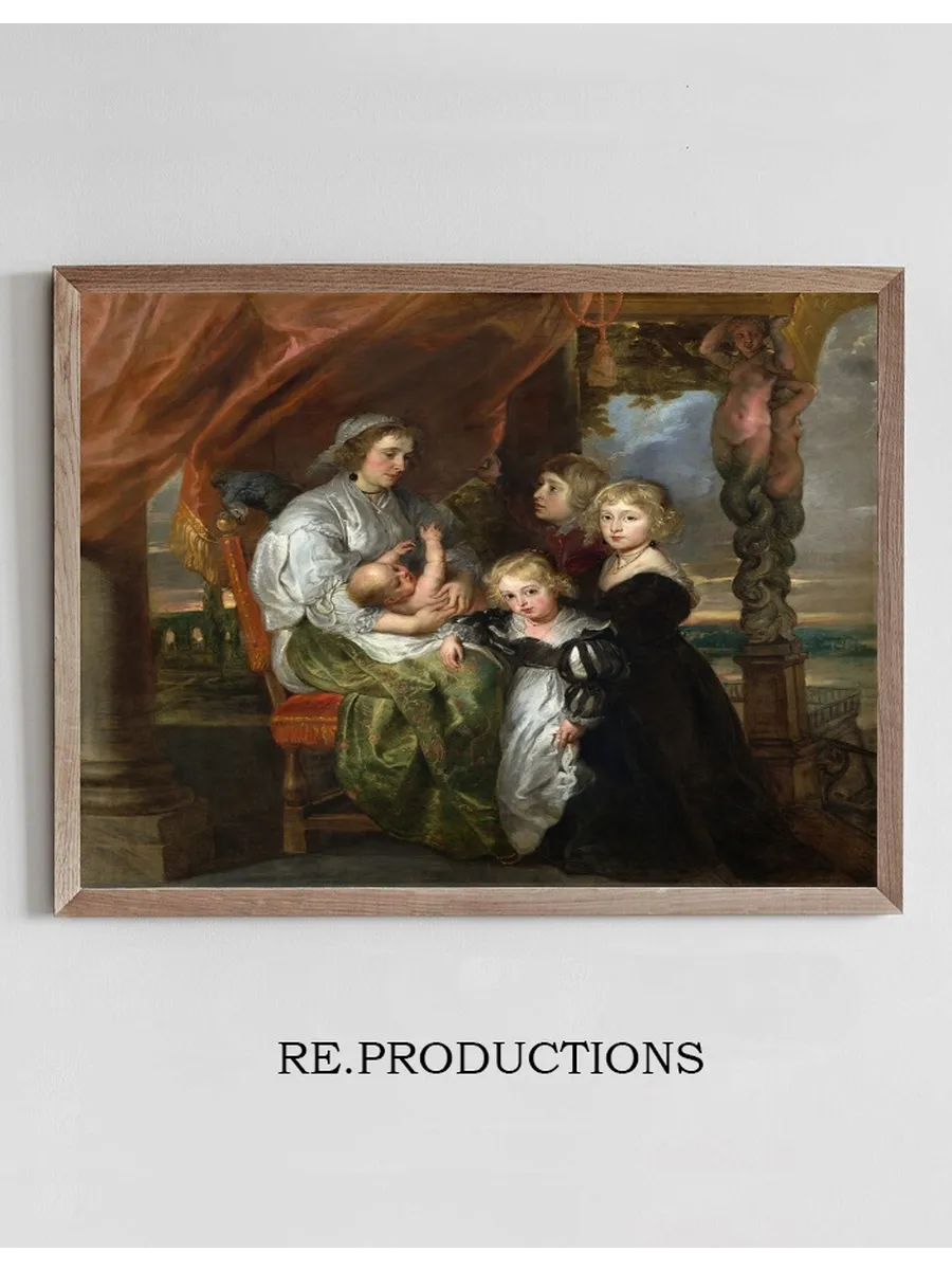 Deborah Kip,Wife of Sir Balthasar Gerbier and Her Children