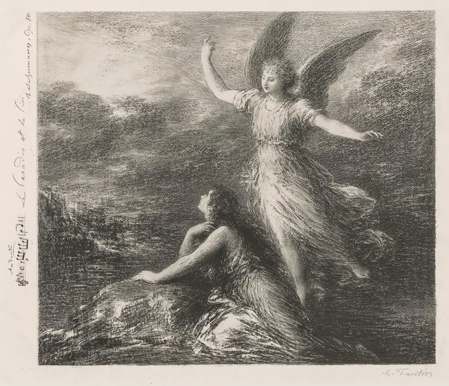Debut from Paradise and the Peri (Second Plate)