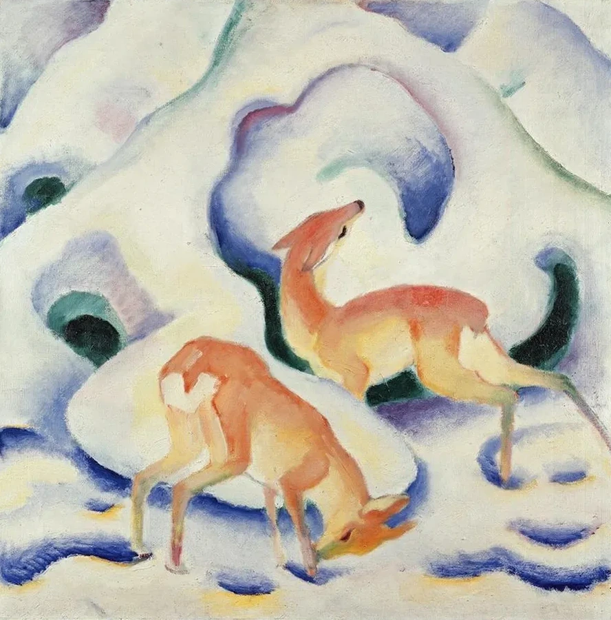 Deer in the Snow
