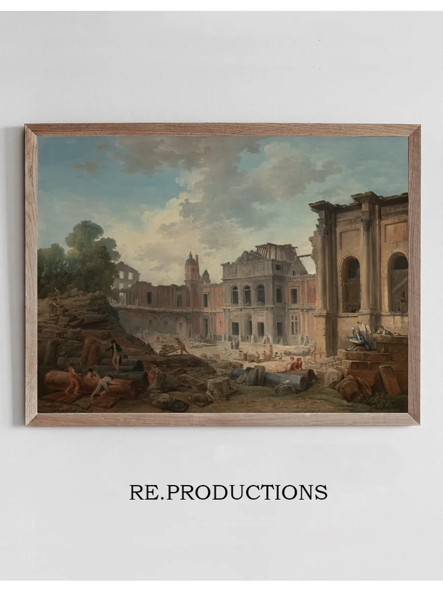 Demolition of the Ch Teau of Meudon