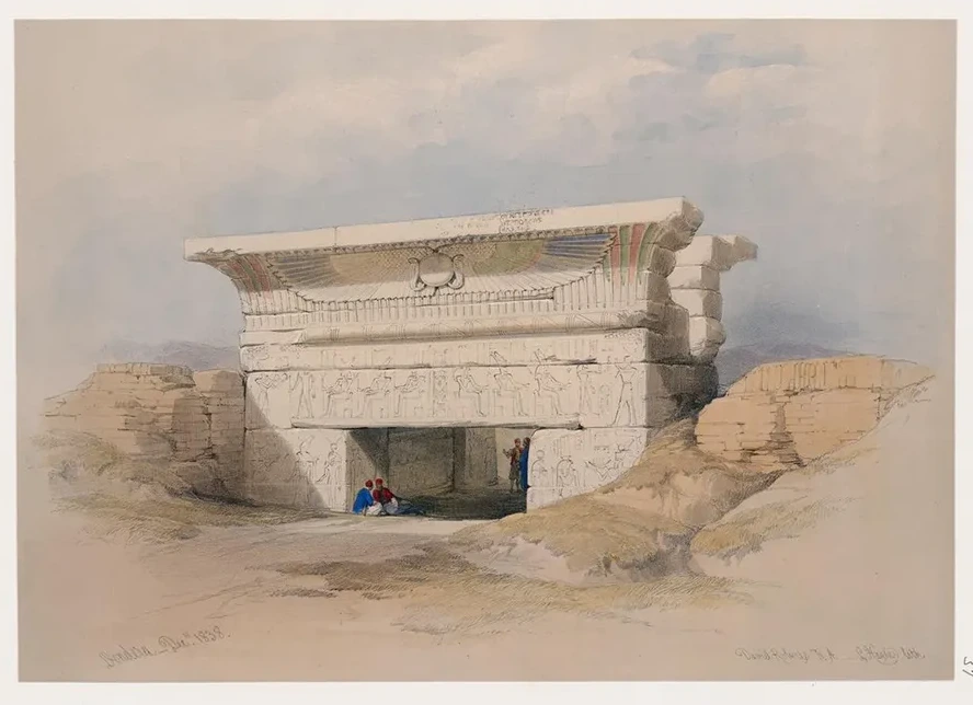 Dendera Dandara. Dec. 1838