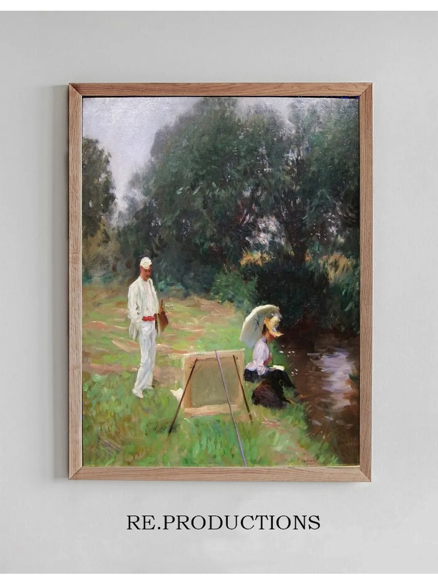 Dennis Miller Bunker Painting at Calcot