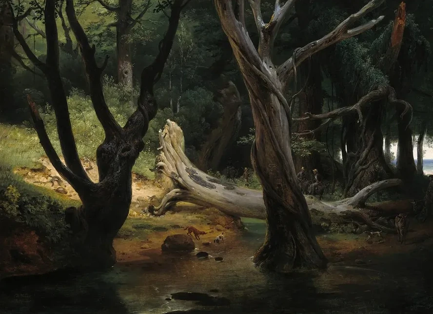 Departure for the Hunt in the Pontine Marshes
