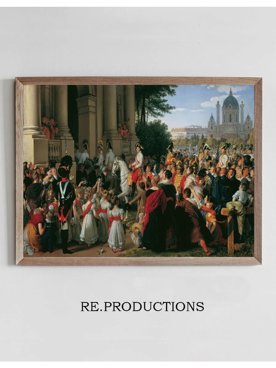 Der Einzug von Kaiser Franz I. in Wien nach dem Pariser Frieden am 16. Juni 1814