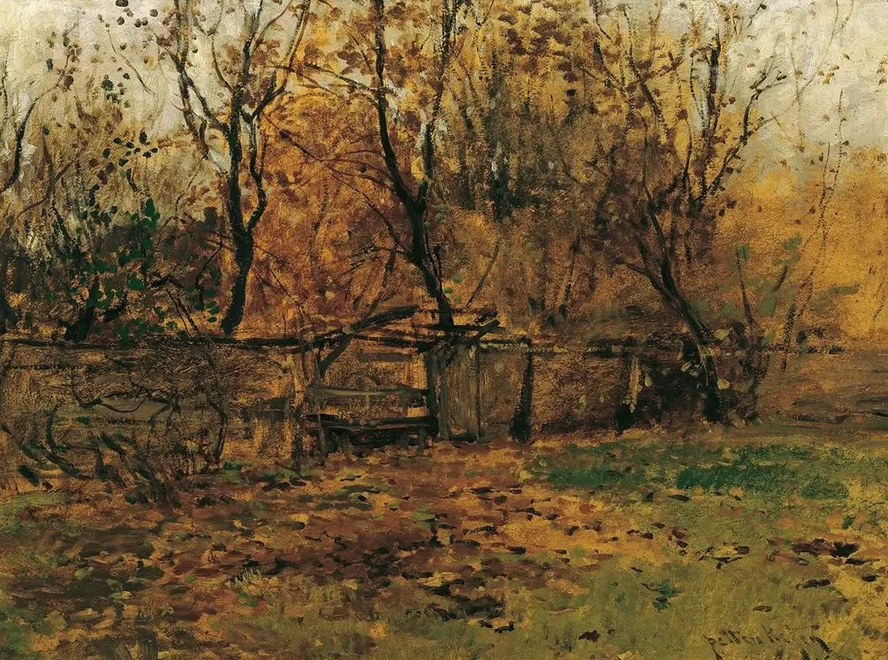 Der Garten des Malers Franz von Lenbach in M nchen