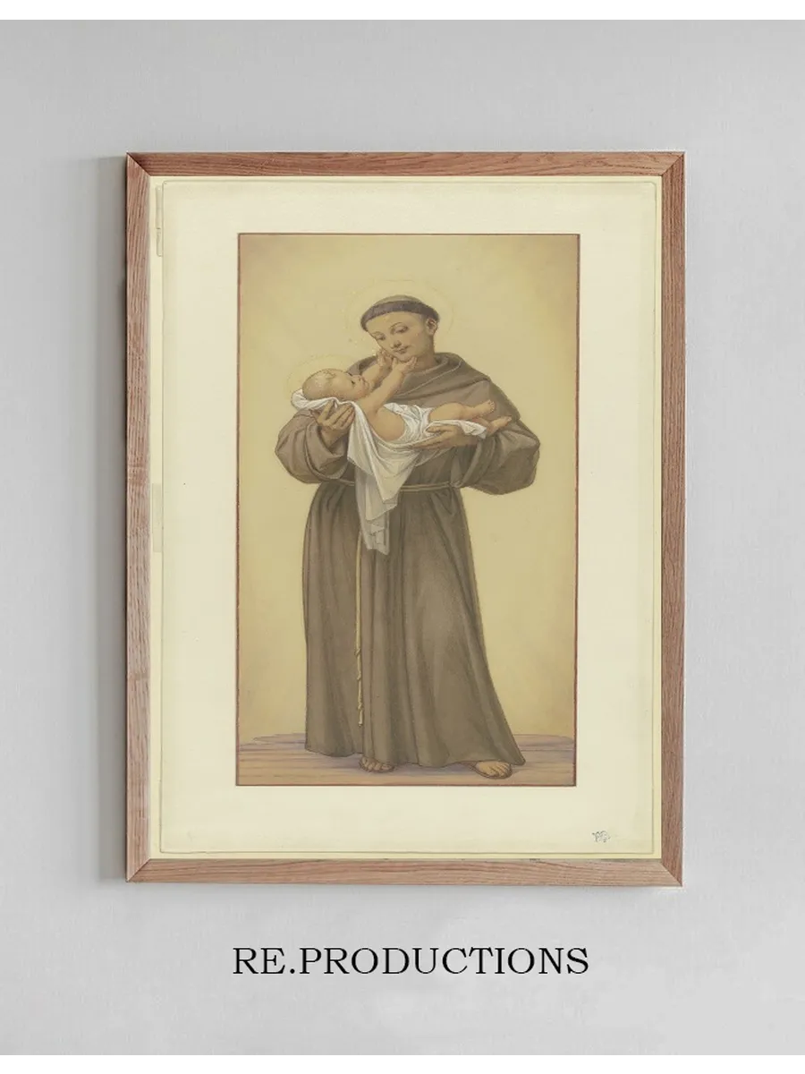 Der Heilige Antonius von Padua Mit Dem Jesuskind Auf Dem Arm, 1862