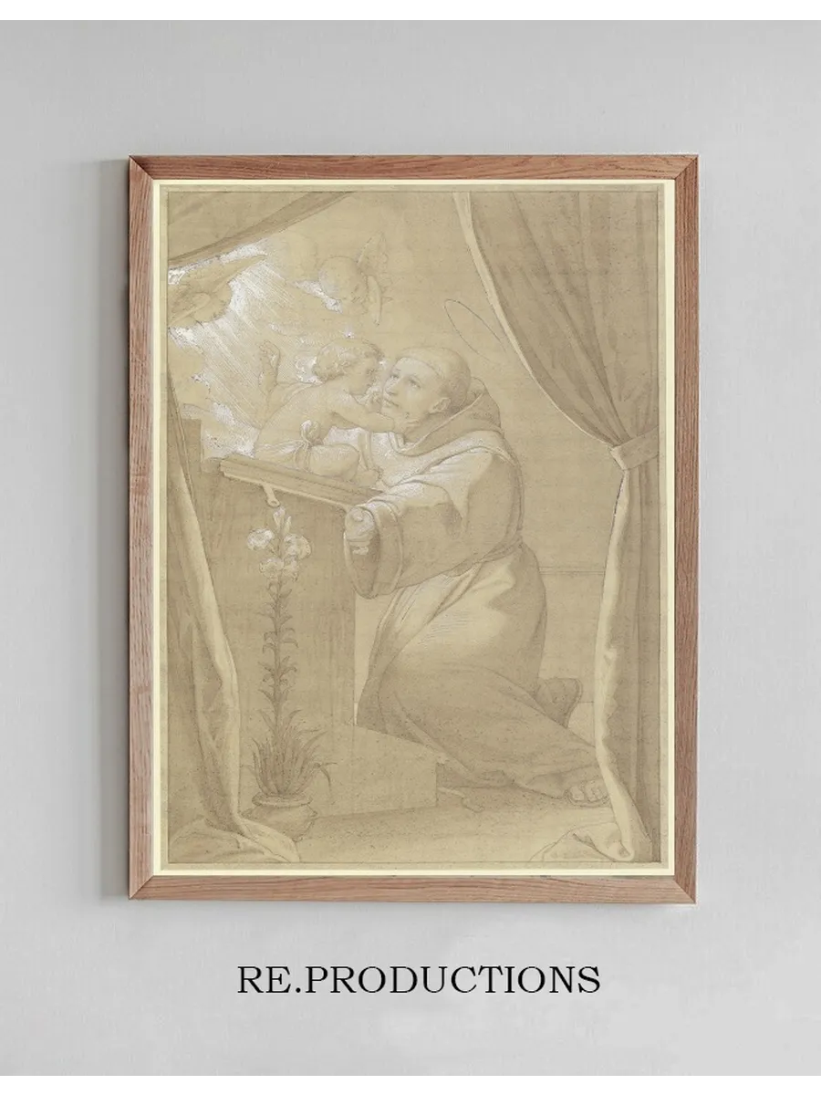 Der Heilige Antonius von Padua, Dem Das Jesuskind IM Gebet Erscheint