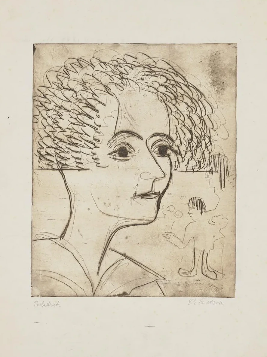 Der Kopf der T nzerin (Mary Wigman)