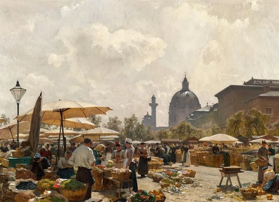 Der Naschmarkt in Wien