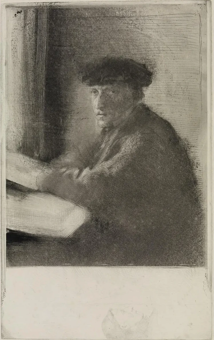 Der Stecher Joseph Tourny, in halber Figur